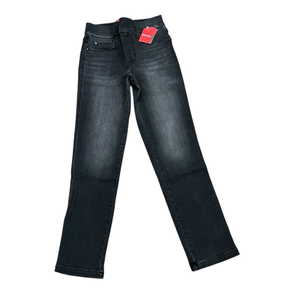 NWT Spanx Straight Leg Jeans Size XS Black